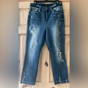 Judy Blue Jeans. size 9/29. Straight fit. Worn once.
